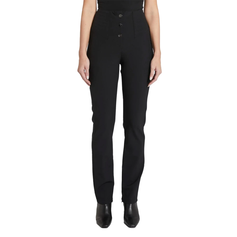Pennyblack Flare Fit Technische Stof Broek Black Dames