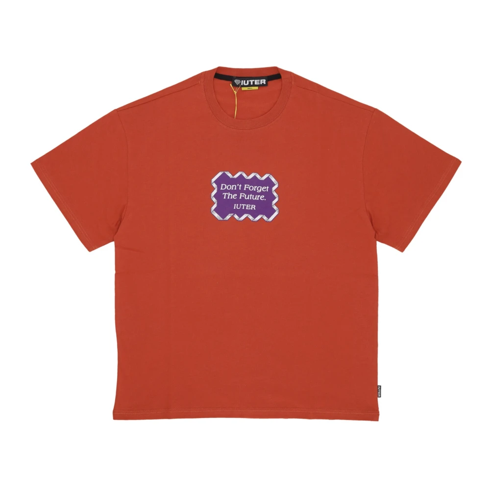 Iuter Future Tee Brick T-shirt Red Heren