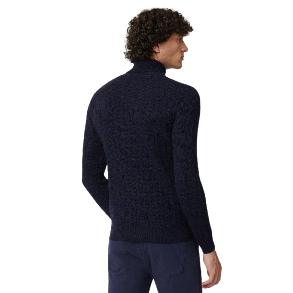 Harmont & Blaine Herenkleding Trui Blauw Aw24 Blue Heren