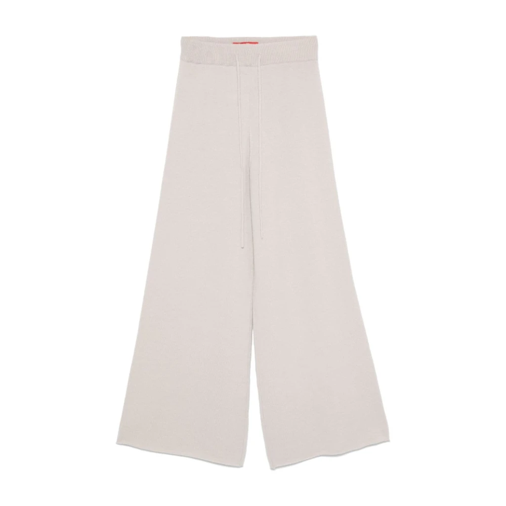 Wild Cashmere Beige Cashmere Broek Aw24 Gray Dames