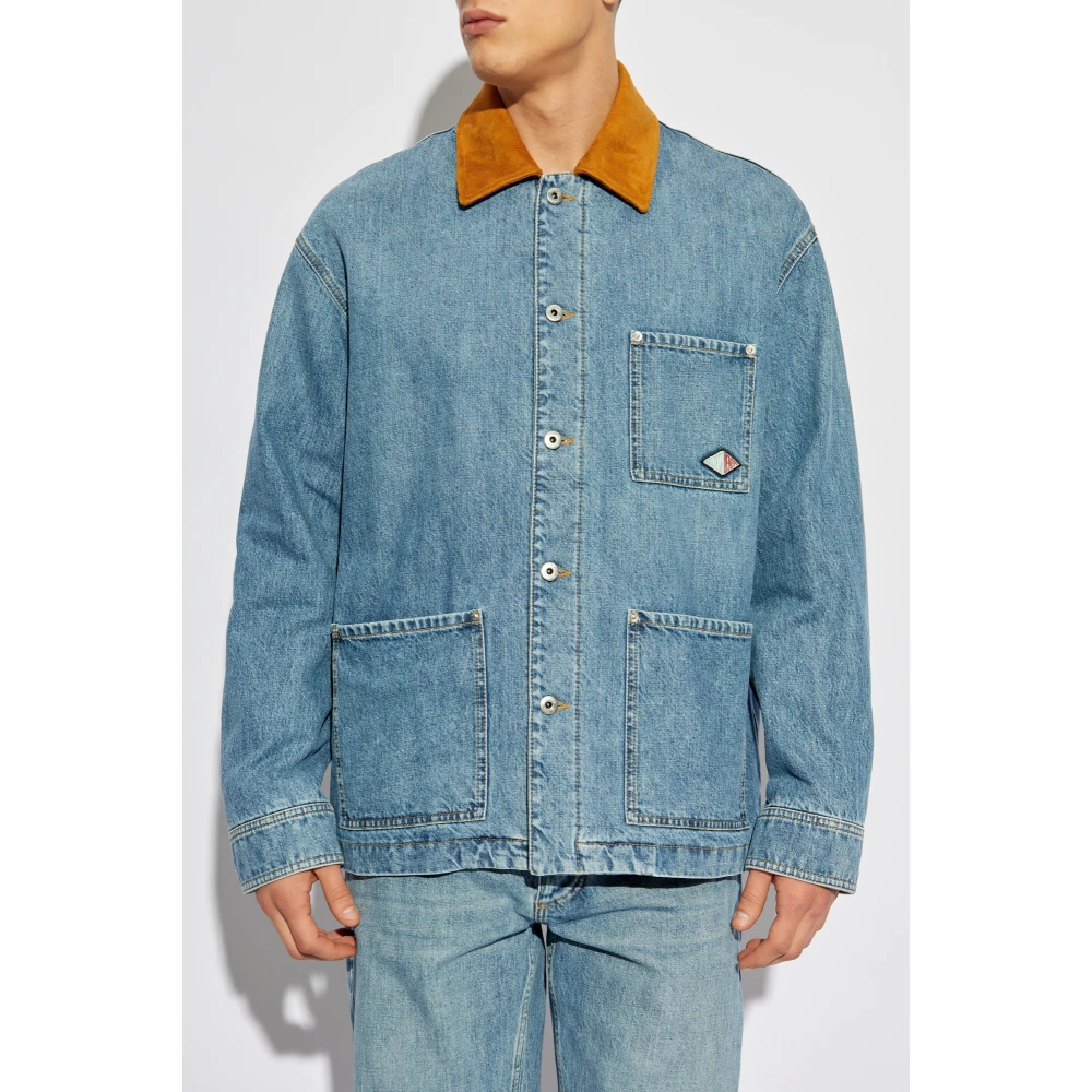 Bottega Veneta Gewatteerde spijkerjas Blue Heren