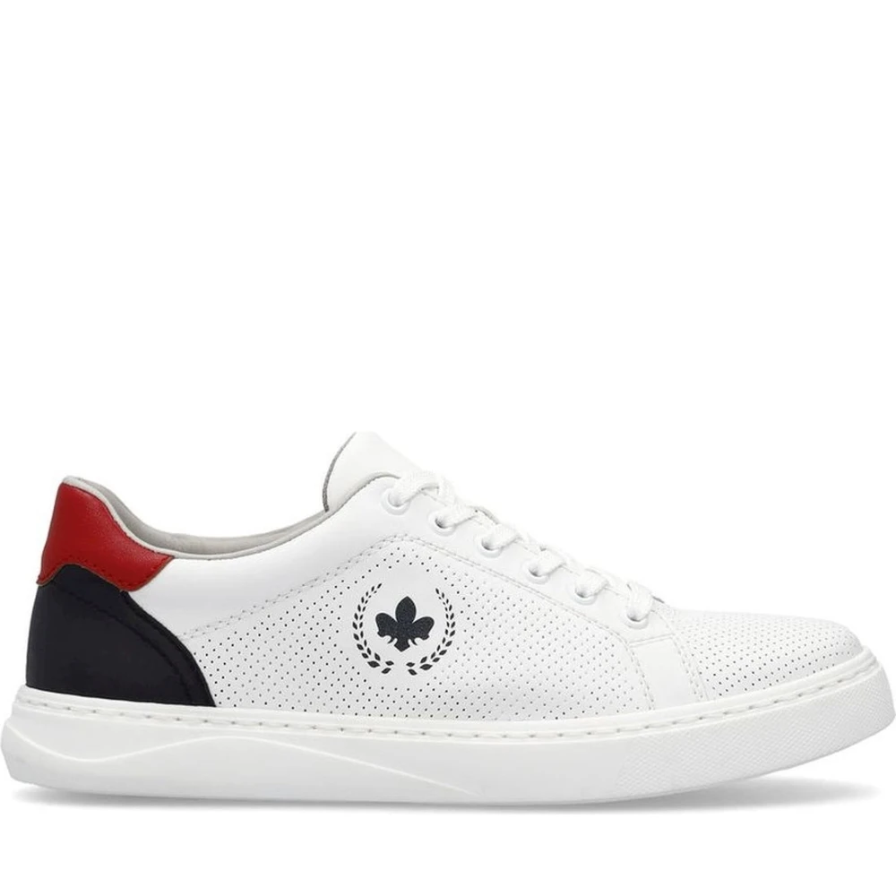 Rieker Men's White Sneakers, 9 Uk, Trainers