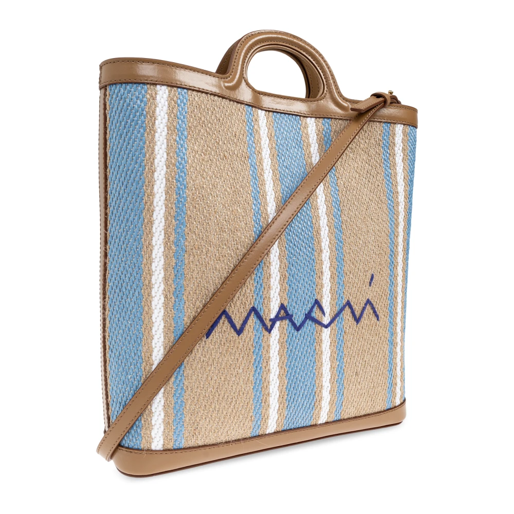 Marni shopper tas Beige Dames