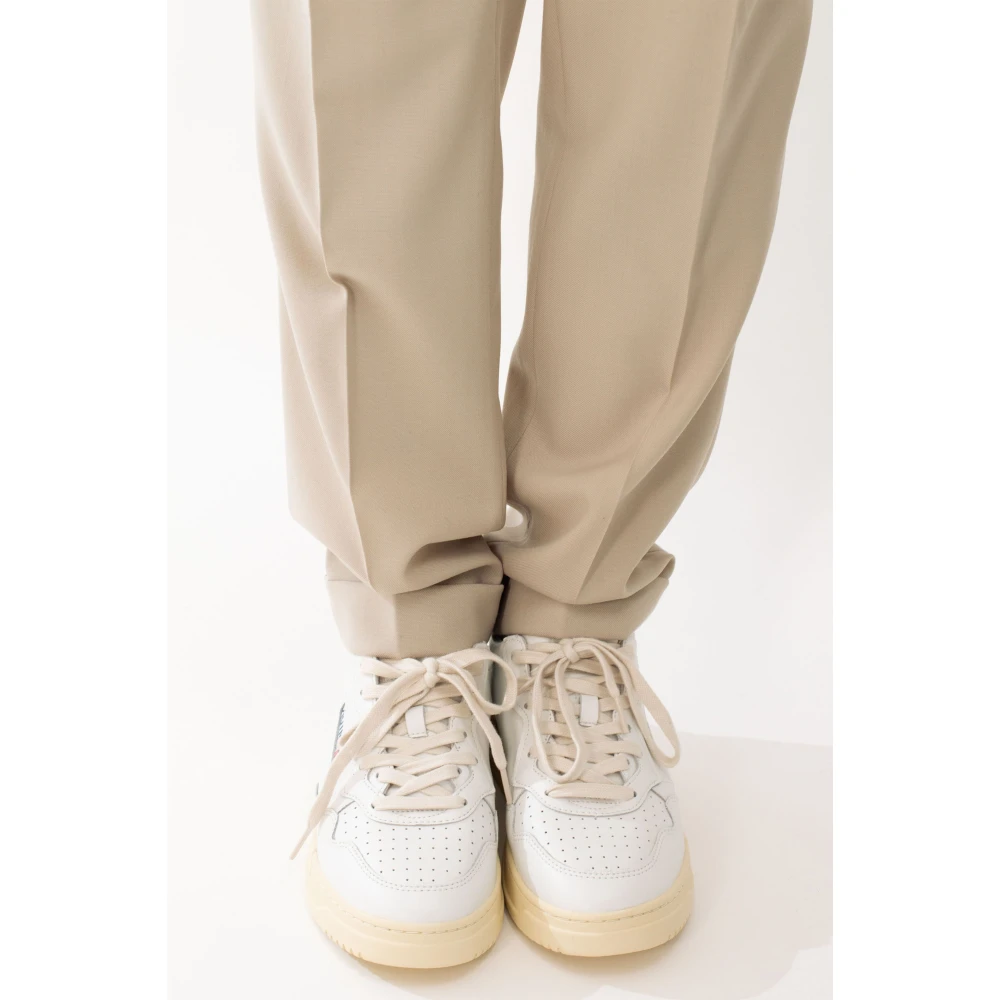 Briglia Wollen Riem Broek Beige Heren