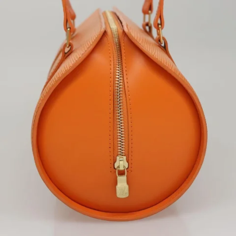 Louis Vuitton Vintage Pre-owned Leather handbags Orange Dames