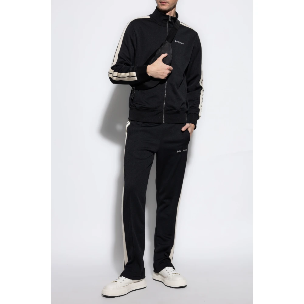 Palm Angels Sweatshirt met logo Black Heren
