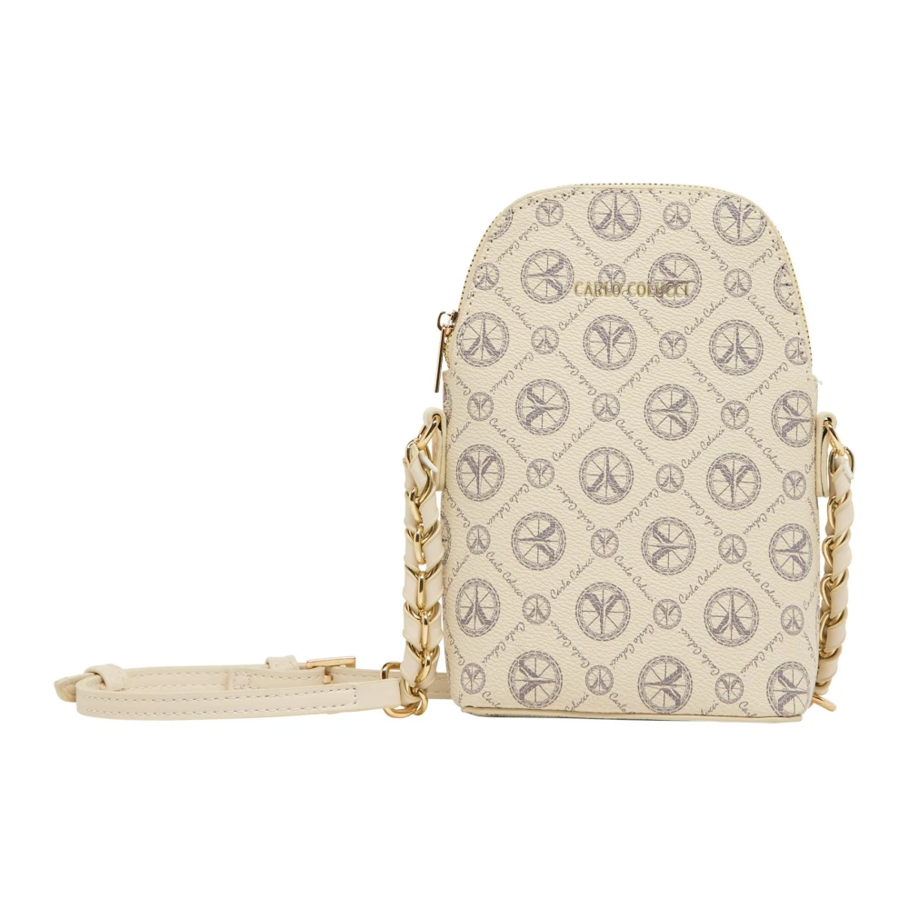 Carlo Colucci Women's Beige Shoulder Bags