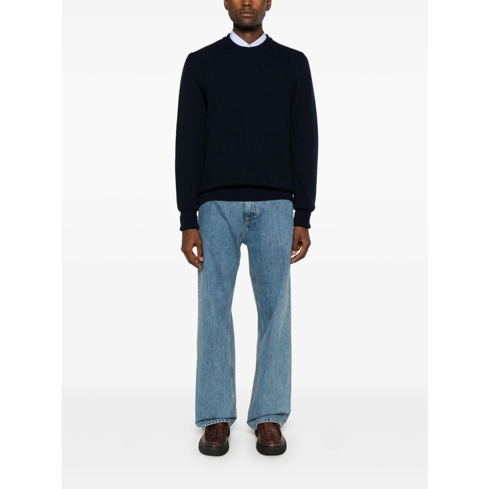 Norse Projects Merino Henning Sweater Blue Heren