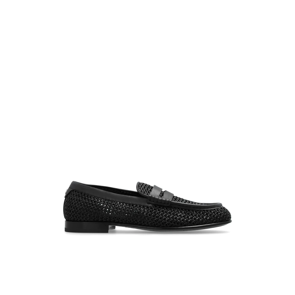 Dolce & Gabbana Uomo Nero - Mocassini Scarpe - Shoes - 41 Eu
