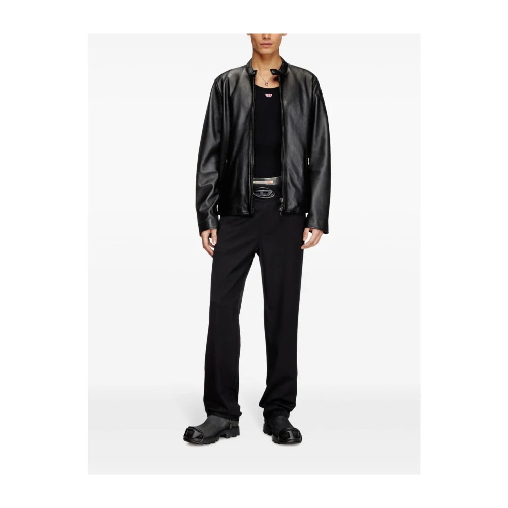 Diesel Zwarte broek voor mannen Black Heren