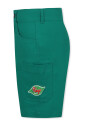 short-vert-decontracte-en-coton-avec-logo-brode