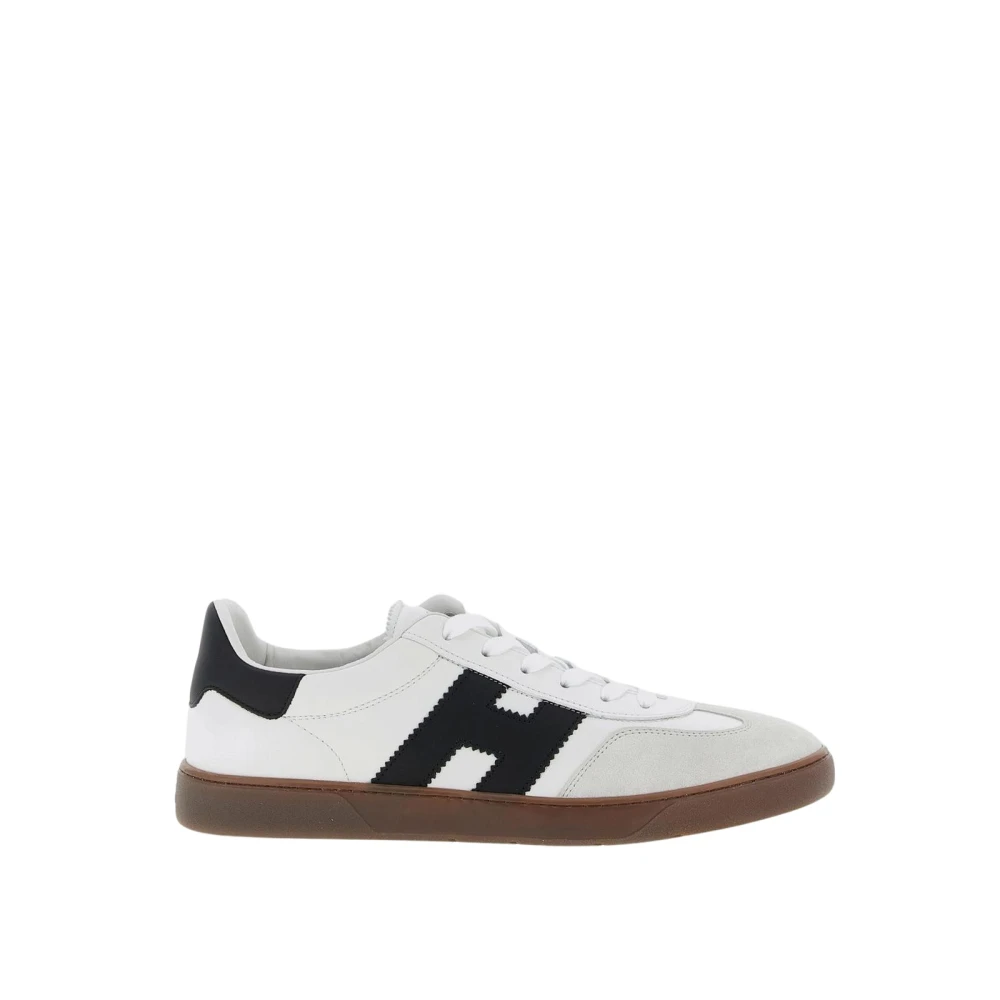Hogan Men's White Sneakers, 6 Uk, Leather Low-Top Trainers
