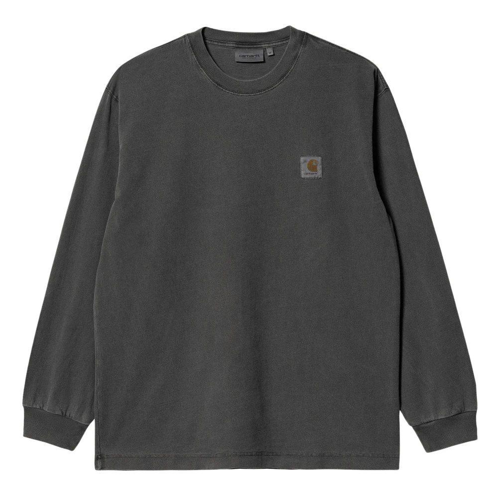 Carhartt WIP Langarm ista T-Shirt Kwaliteit en Stijl Gray Heren