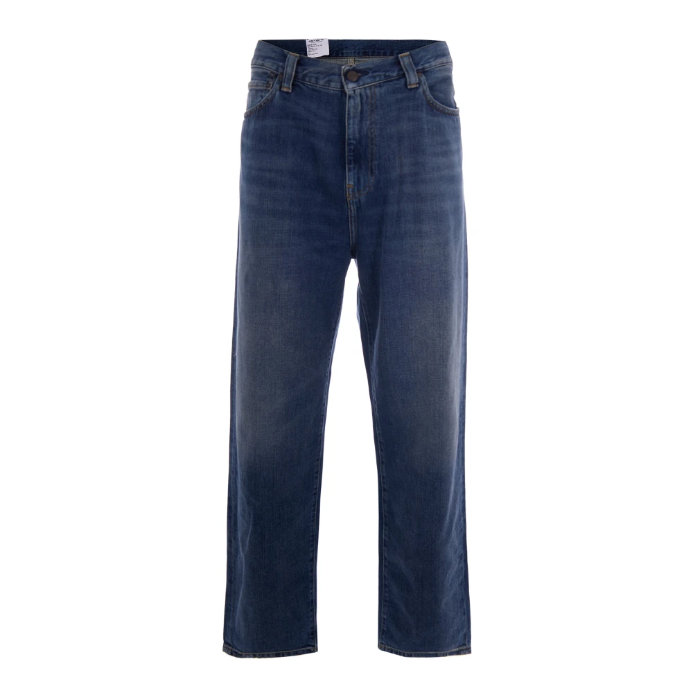 Carhartt Wip Men's Blue Straight Fit Jeans, W33, Straight Jeans