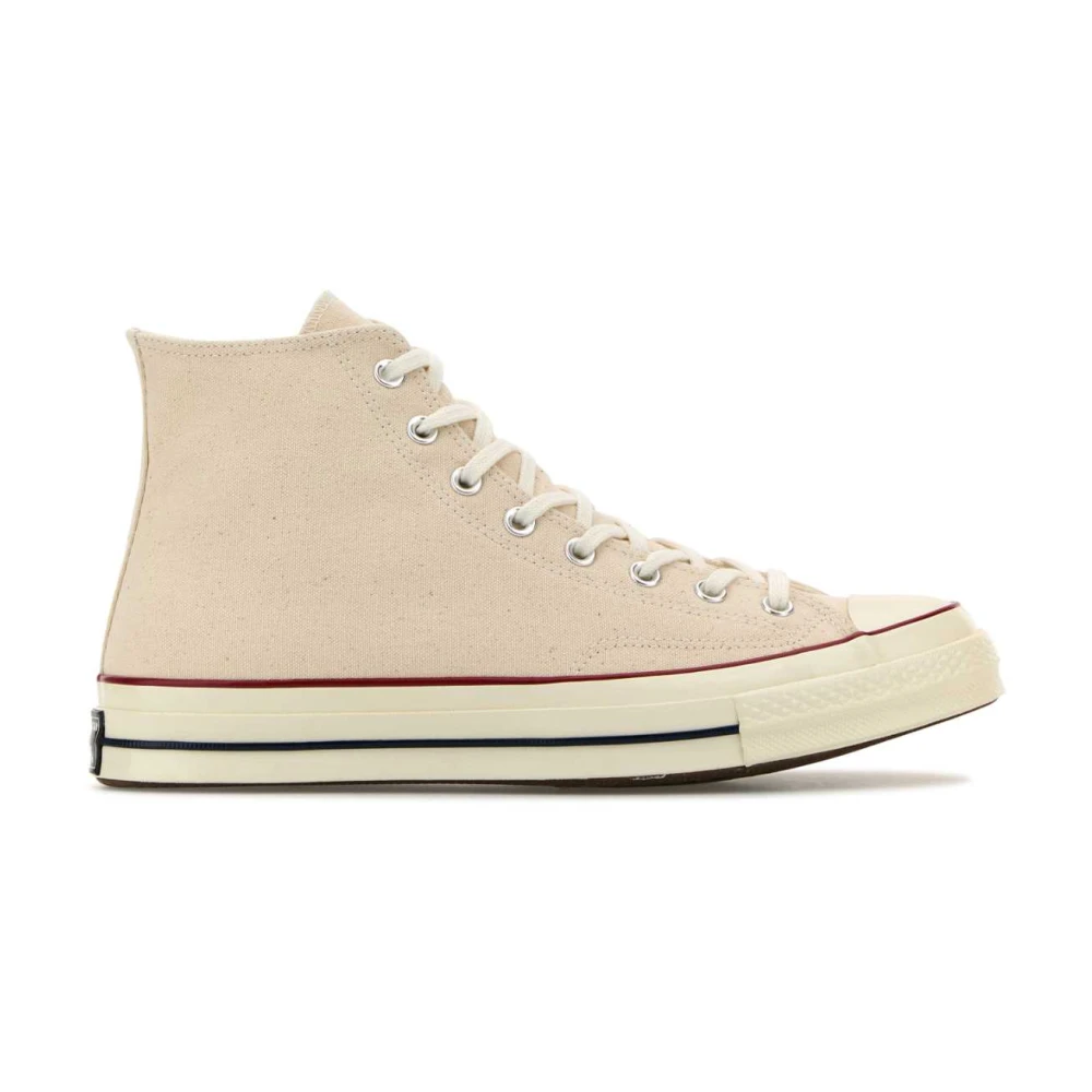 Converse Sand Canvas High Top Sneakers Beige, Dam