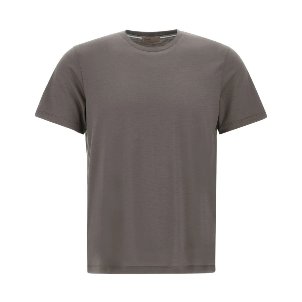 Herno - Tops > T-Shirts - Gray - Herno - Modalova