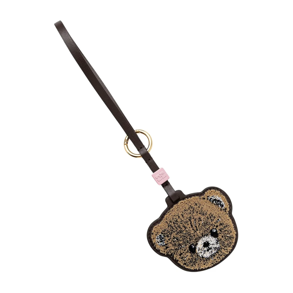 Ganni Donna Marrone - Portachiavi Teddy Bear - Bags - One Size