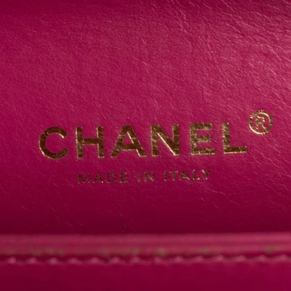 Chanel Vintage Pre-owned Cotton chanel-bags Pink Dames