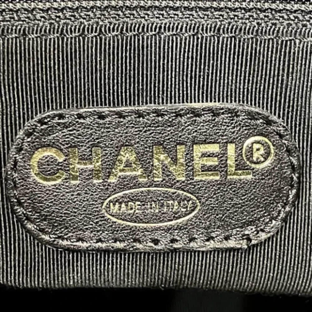 Chanel Vintage Pre-owned Leather handbags Black Dames