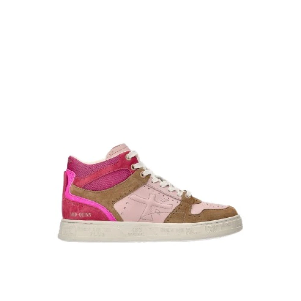 Premiata 6024 Sneakers Klassiek Brogue-geïnspireerd Ontwerp Dames Schoenen Bruin