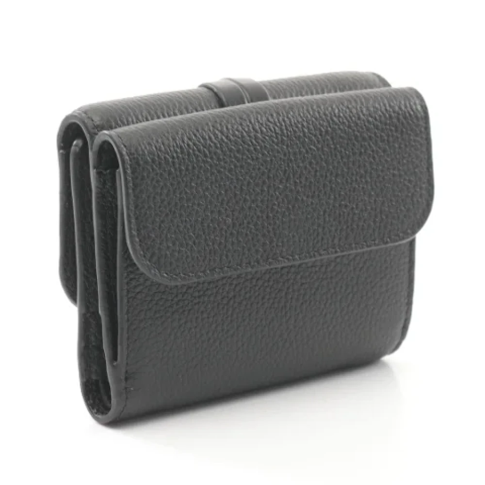 Chloé Pre-owned Leather wallets Black Dames