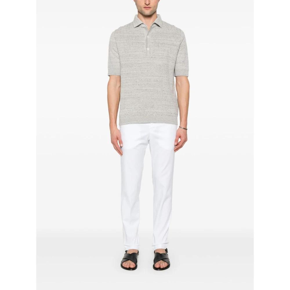 Lardini Grijze T-shirt en Polo Gray Heren