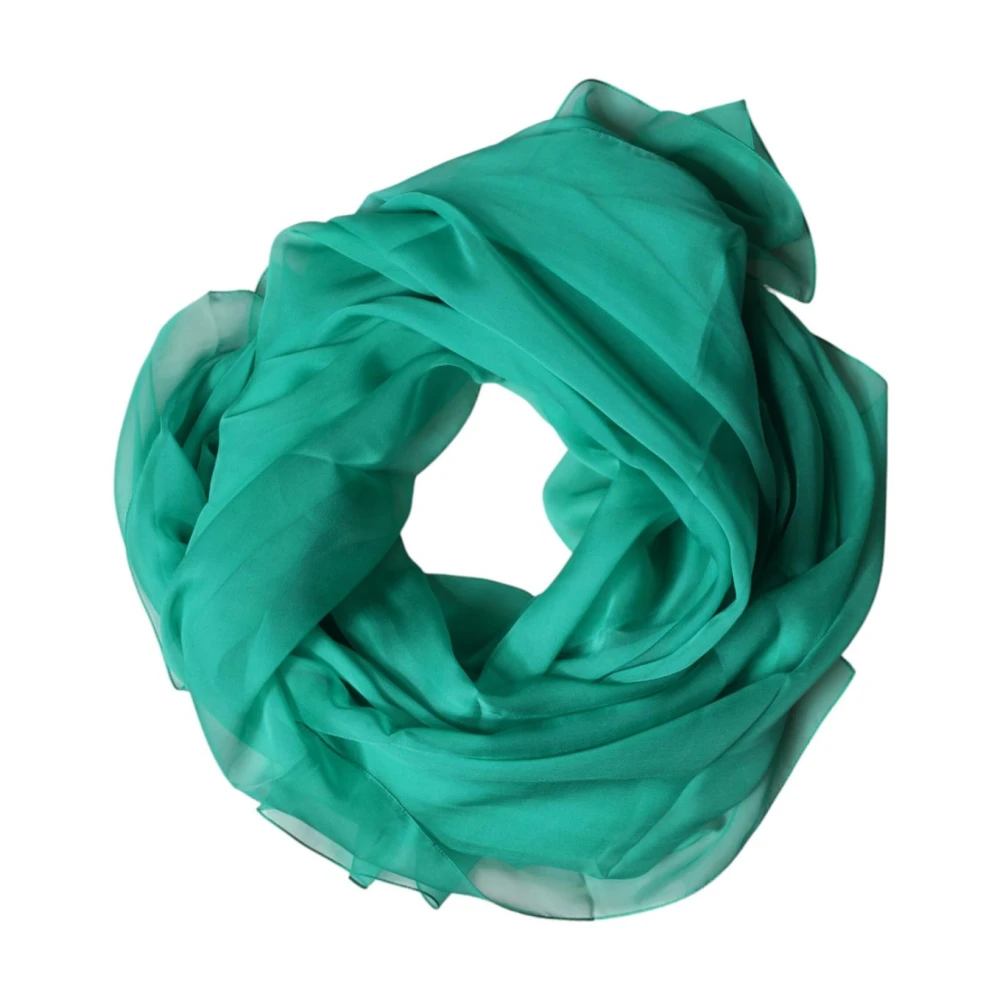 Dolce & Gabbana Stole - Male - Silk Scarves - Green - One Size - Accessories - Image 3