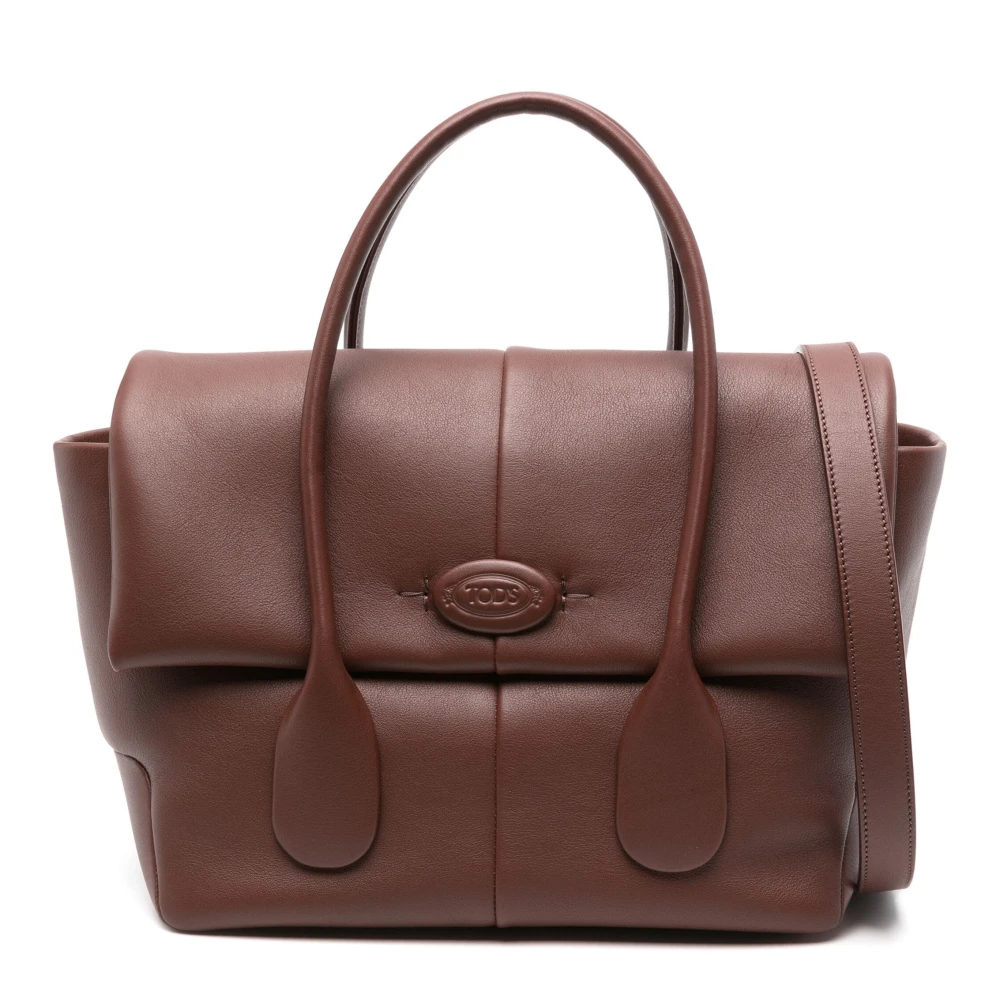 TOD'S Omkeerbare Leren Mini Tas Brown Dames