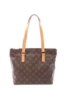 Pre-owned Cabas Piano Monogram Coated Canvas Shoulder Bag