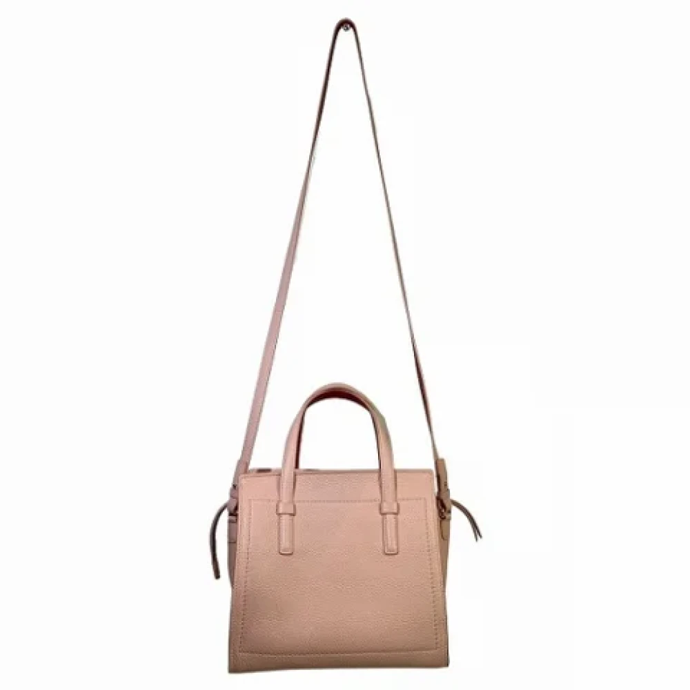 Salvatore Ferragamo Pre-owned Leather handbags Pink Dames