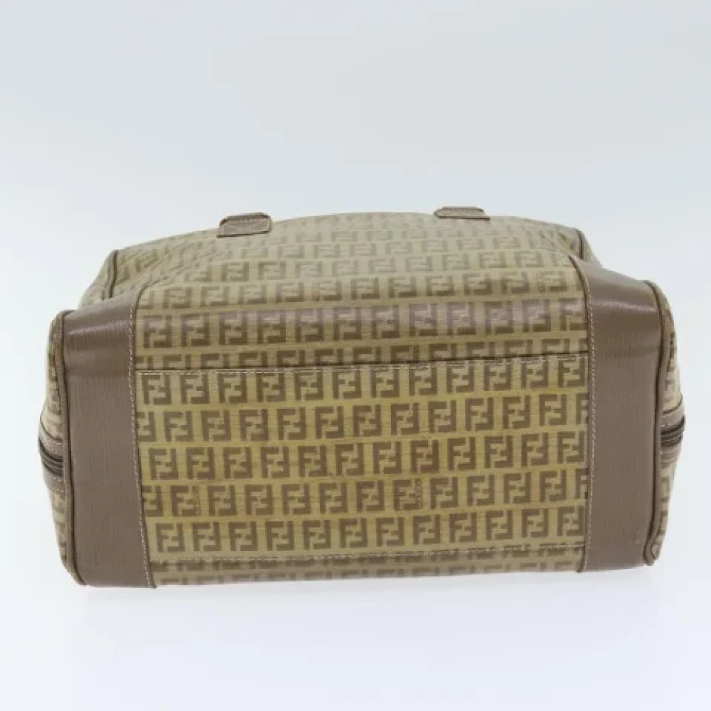 Fendi Vintage Pre-owned Canvas handbags Brown Dames