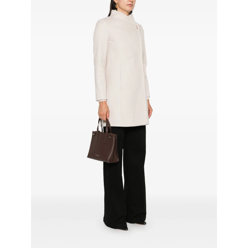 Gianni Chiarini Altea leren tote bag Brown Dames