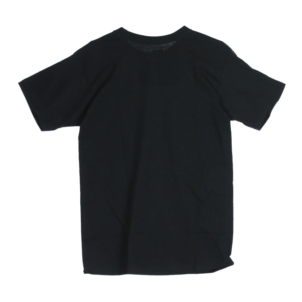 HUF Zwart Logo Heren T-shirt Korte Mouw Black Heren