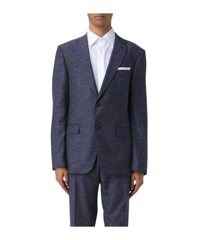 blazer-ajuste-bleu-texture