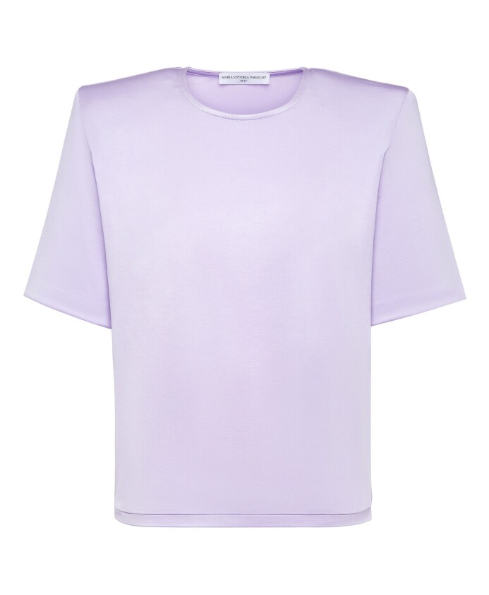 shiny-effect-crew-neck-t-shirt