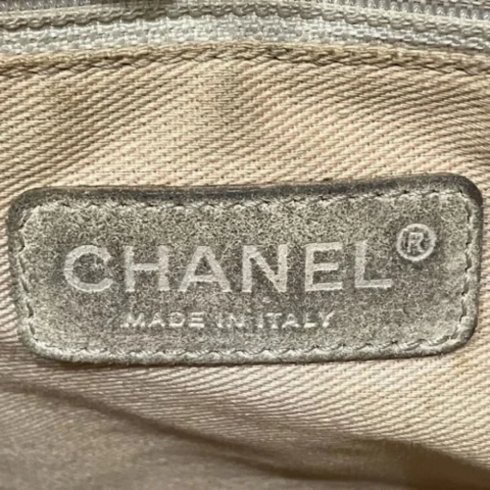 Chanel Vintage Pre-owned Canvas chanel-bags Brown Dames