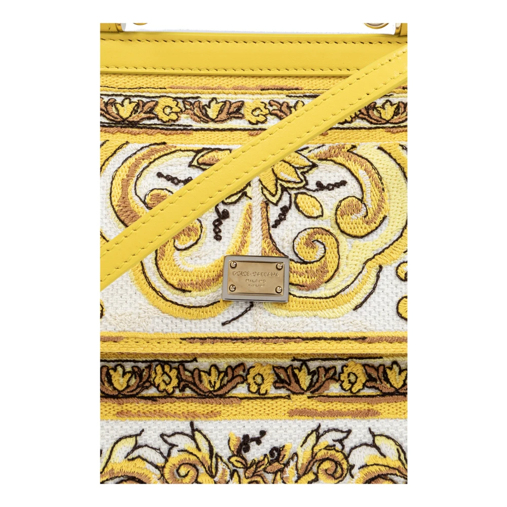 Dolce & Gabbana Sicily Mini Schoudertas Multicolor Dames