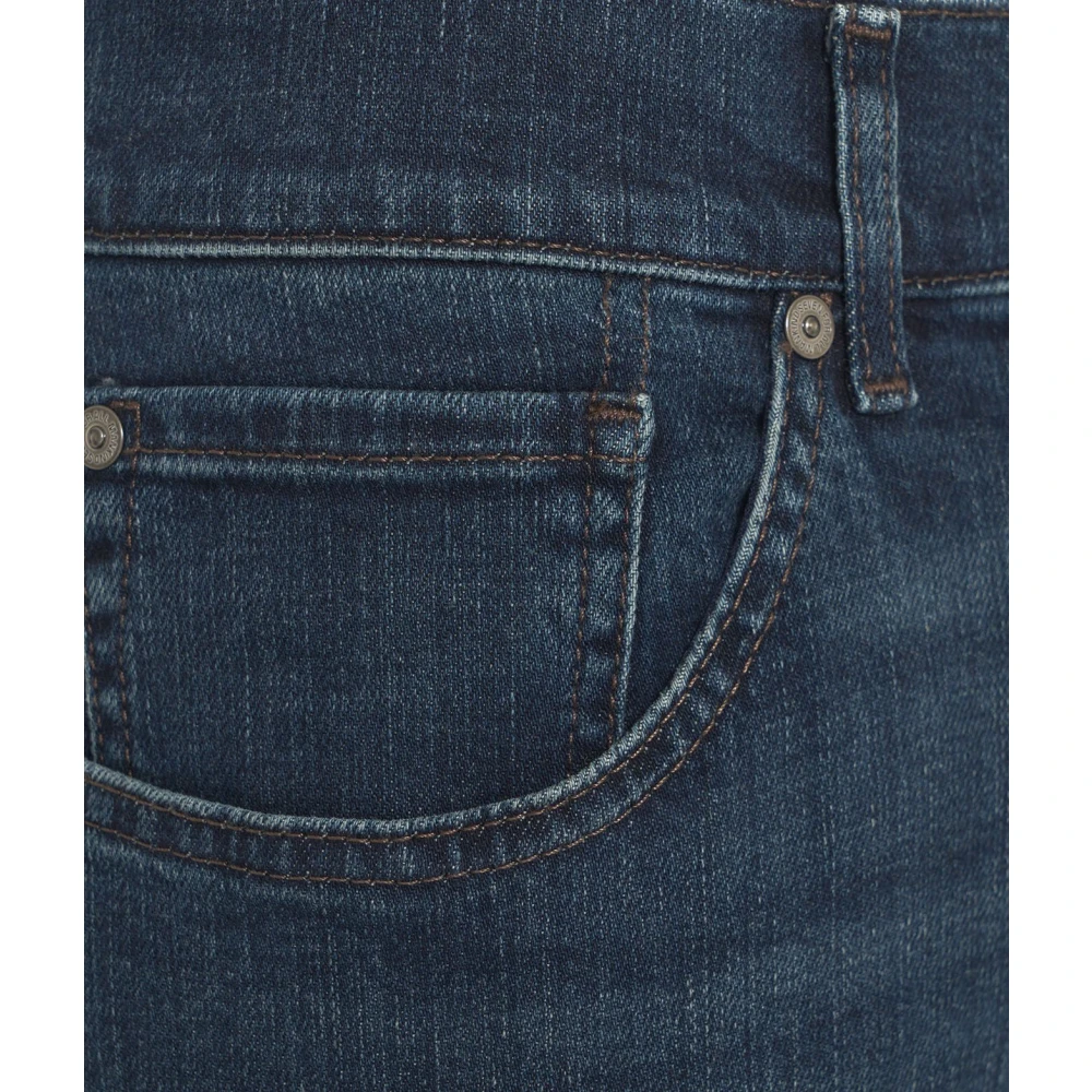 7 For All Mankind Blauwe Slimmy Tapered Jeans Blue Heren