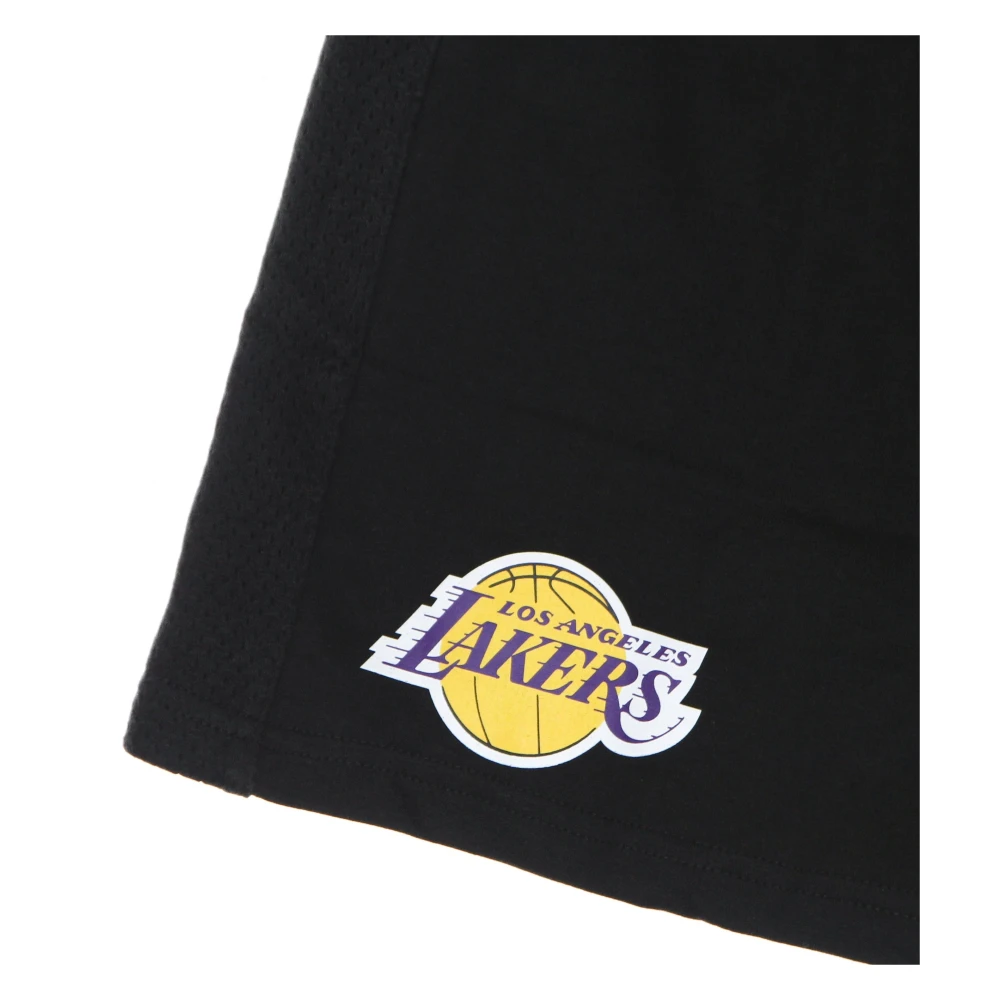 new era NBA Team Logo Shorts Los Angeles Lakers Black Heren