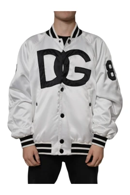 Logo Full Zip Bomber Jacket