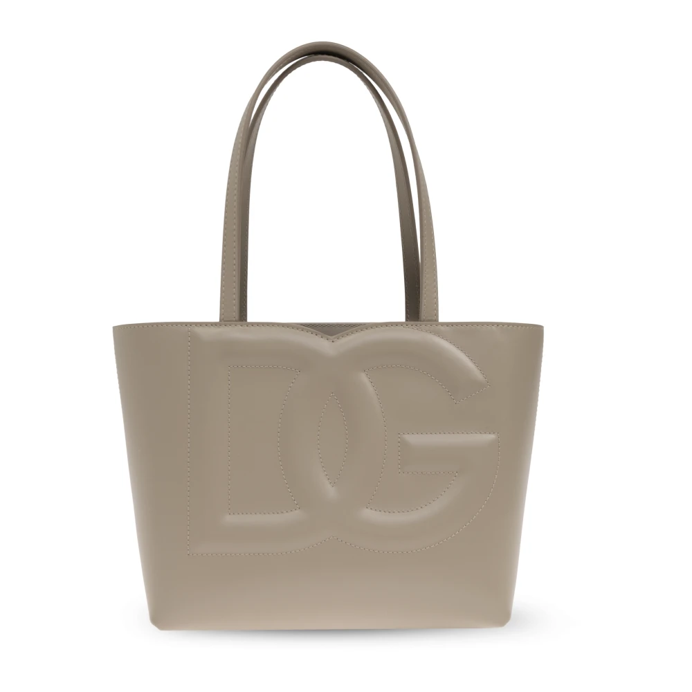Dolce & Gabbana DG Logo Kleine tote tas Gray Dames