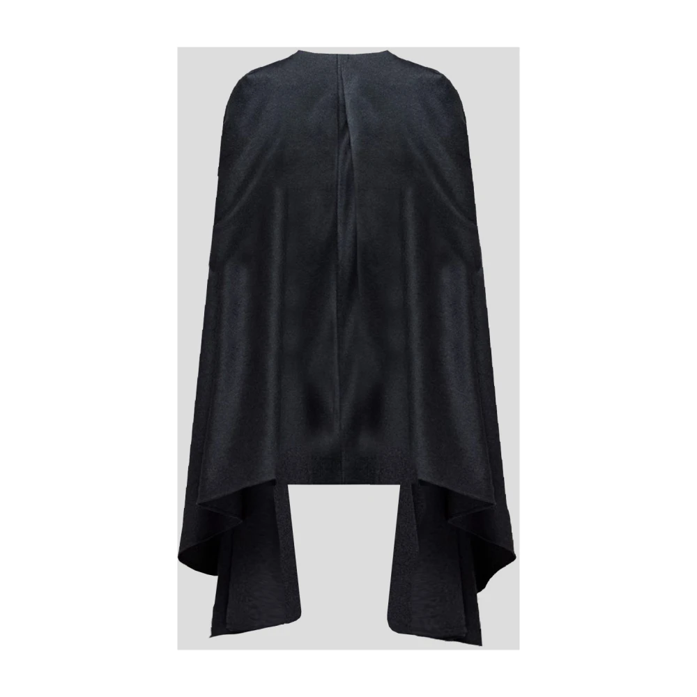 Del Core Luxe Cashmere Cape voor Vrouwen Gray Dames