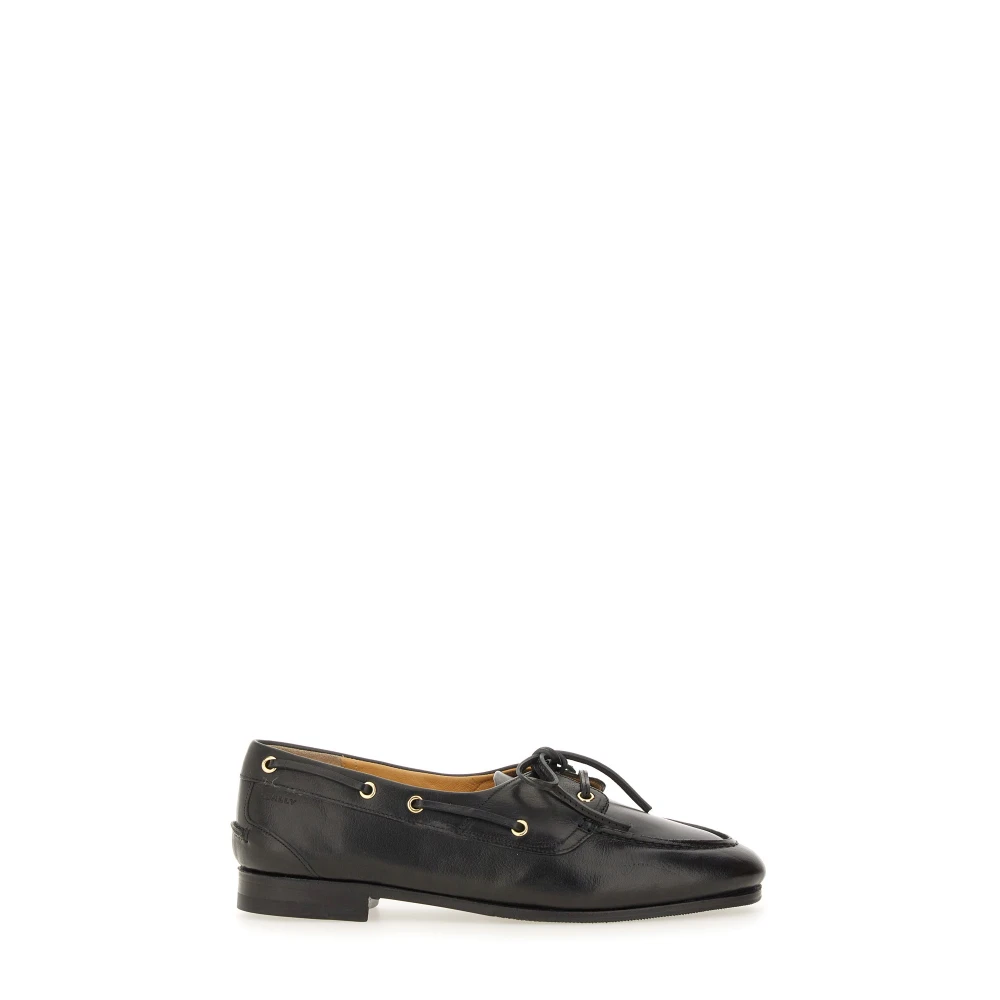 Bally Pathy Moccasin - Female - Boat Shoes - Black - 4 1/2 Uk - Shoes