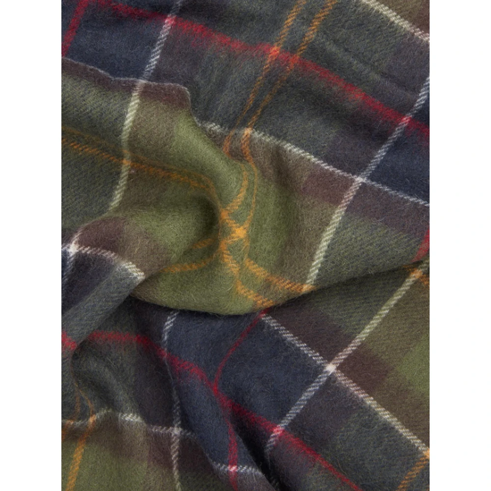 Barbour Tartan Braden Sjaal Groen Blauw Green Heren