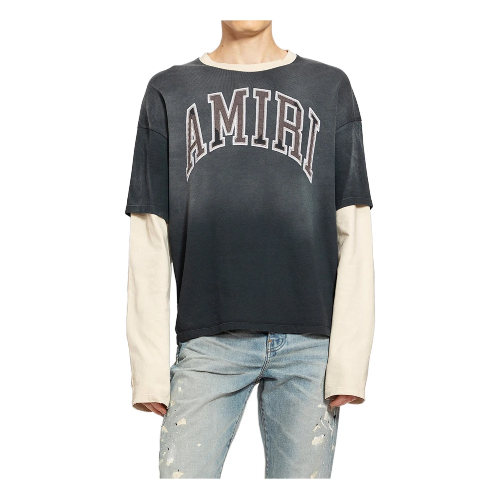 Amiri Vintage Longsleeve T-shirt Black Heren