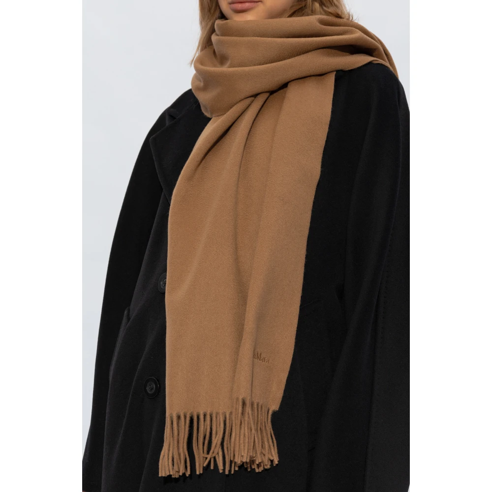 Max Mara Kasjmier sjaal Baci Brown Dames