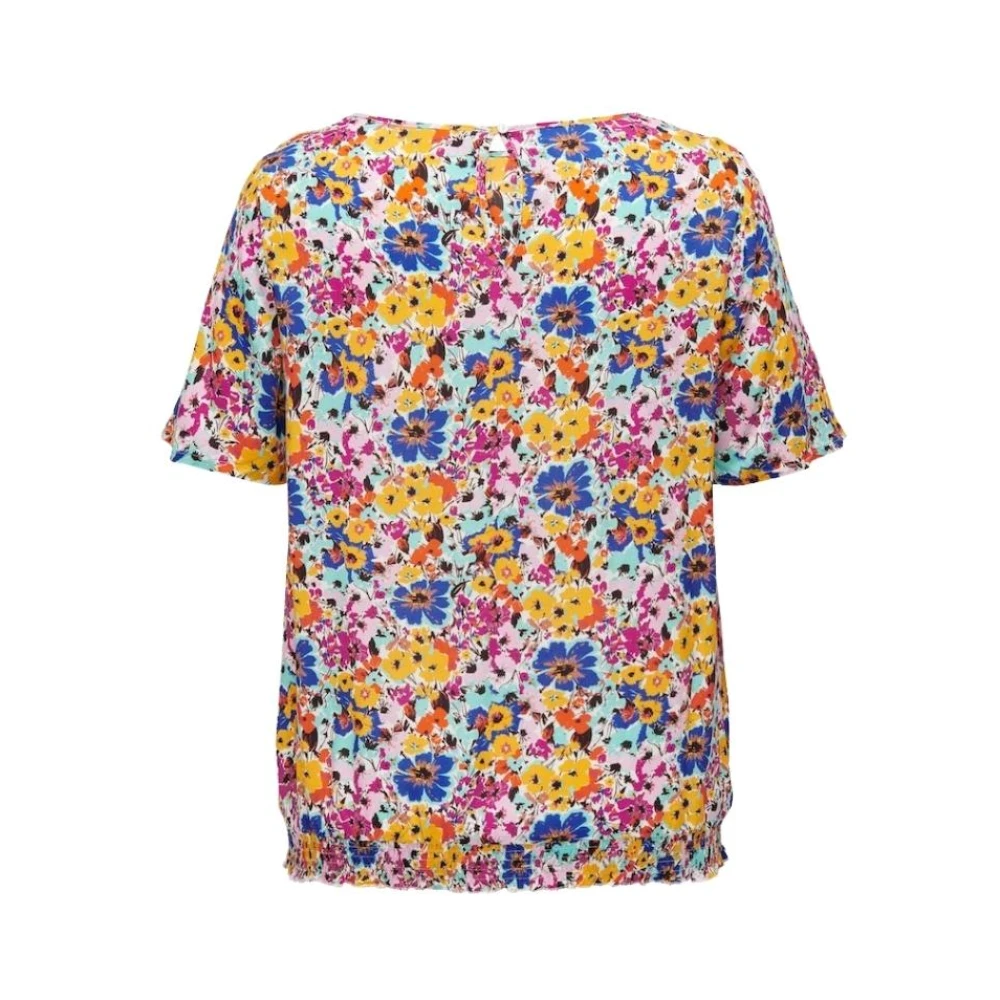 Only Carmakoma Stijlvolle Top voor Vrouwen Multicolor Dames