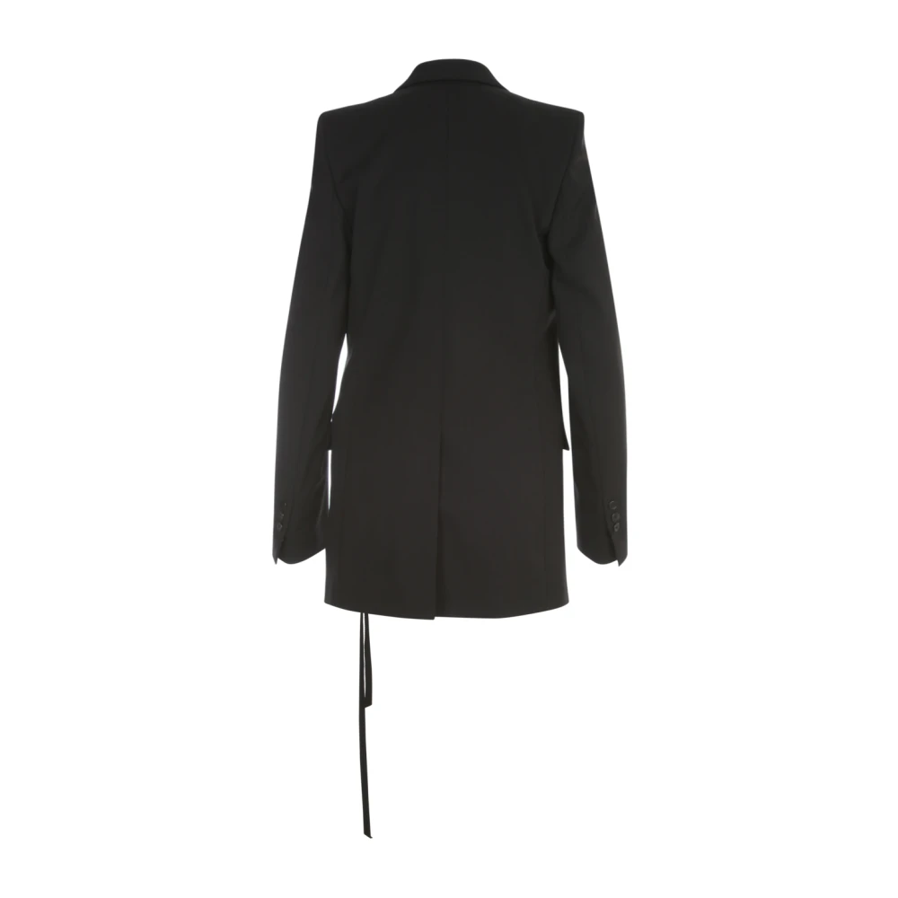 Ann Demeulemeester Adele Classic Jas Black Dames