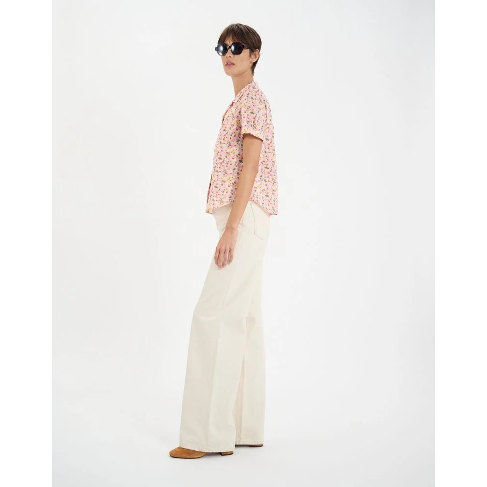 Ines De La Fressange Paris Constance bloemenkatoenen overhemd Multicolor Dames