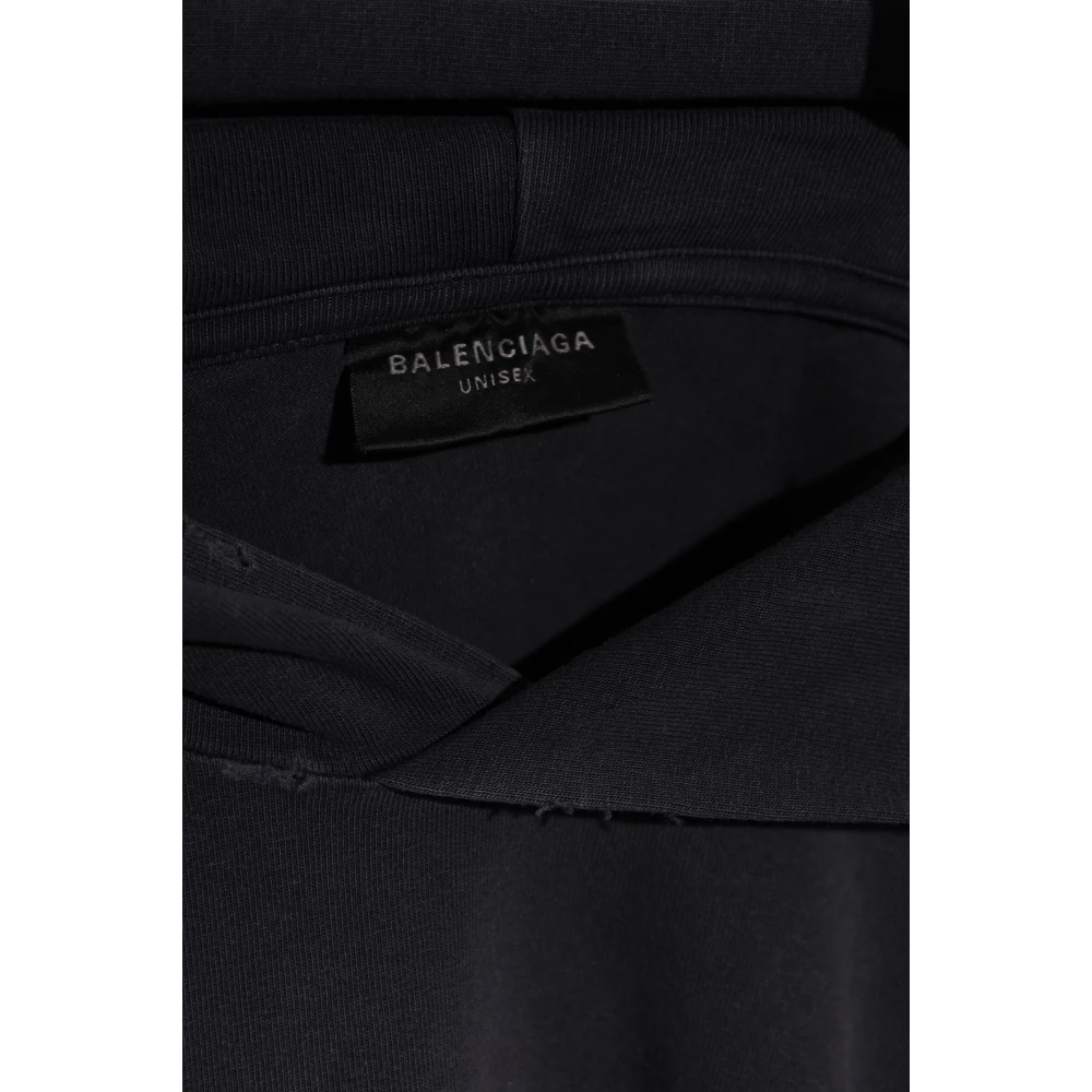 Balenciaga Capuchontrui Black Dames